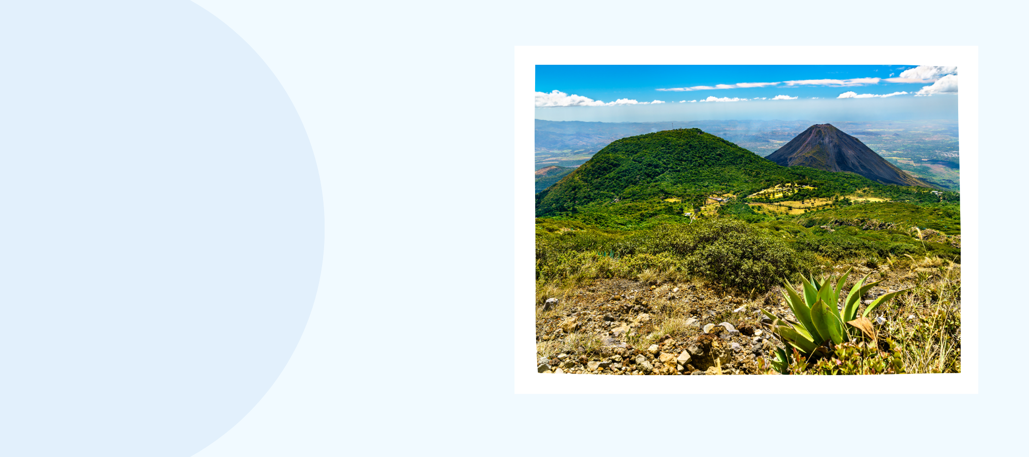 Izalco Volcano in El Salvador, Central America