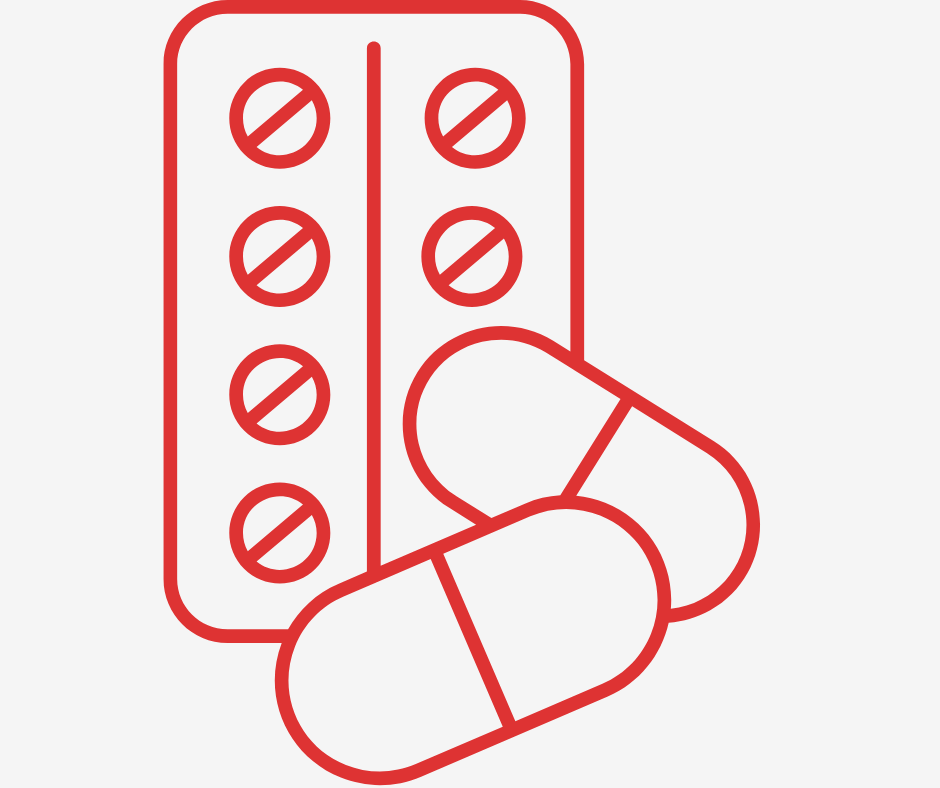 Malaria tablets icon