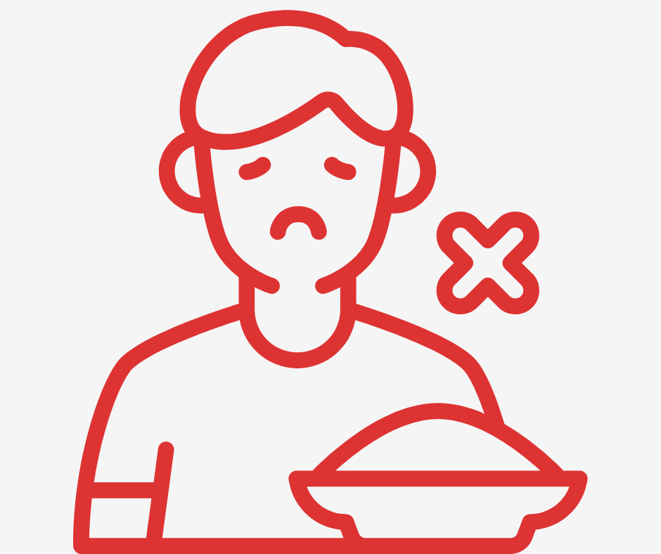 loss of appetite icon