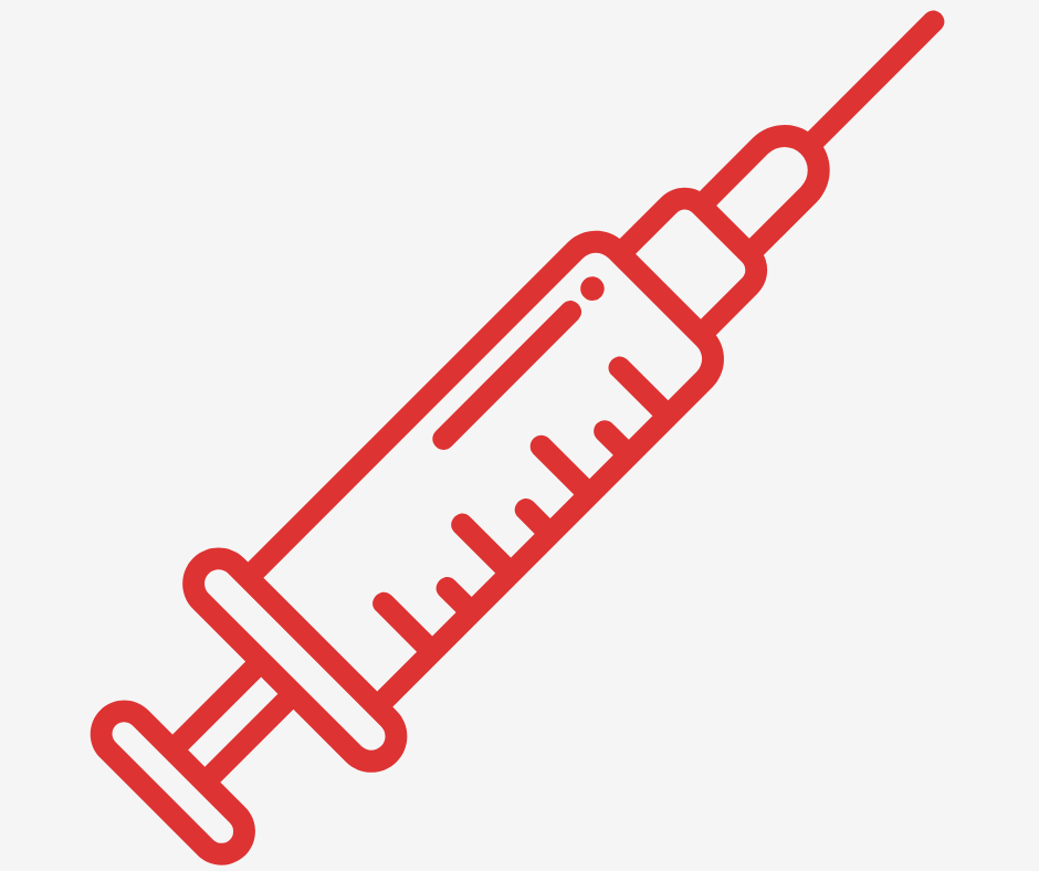 Travel vaccination icon